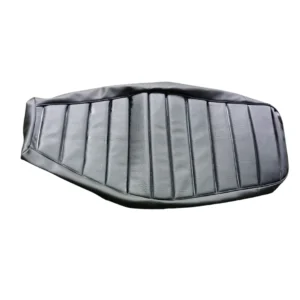 Black Waterproof Seat Cover Fitted on Jawa 42 Motorcycle