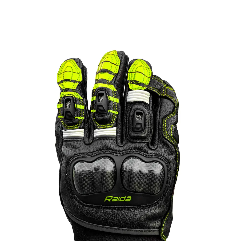 Raida AeroPrix Carbon Edition Gloves | Hi-Viz - Image 3