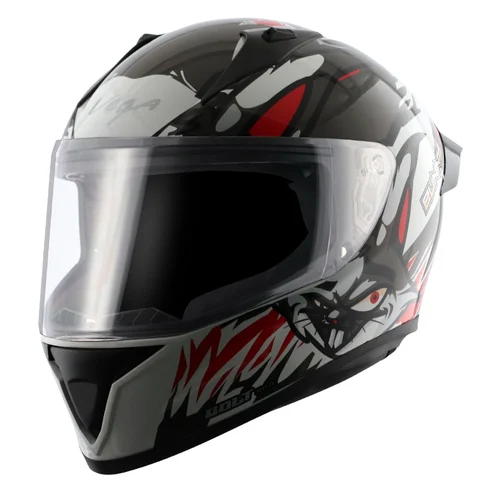 VEGA BOLT BUNNY WHITE RED HELMET