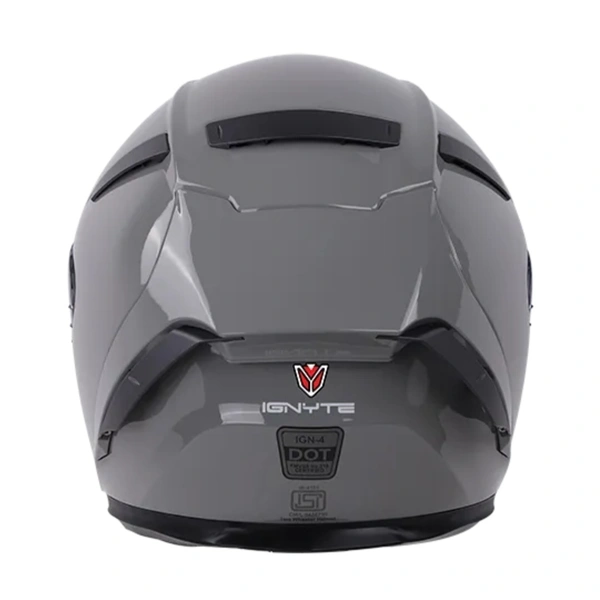 IGNYTE IGN-4 Titanium Gloss Grey Helmet - Image 6