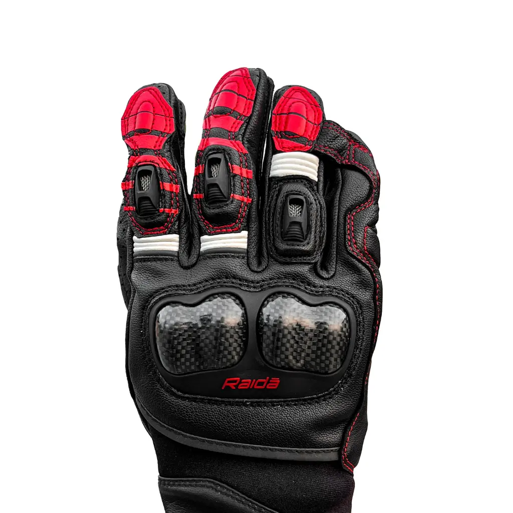 Raida AeroPrix Carbon Edition Gloves | Red - Image 2