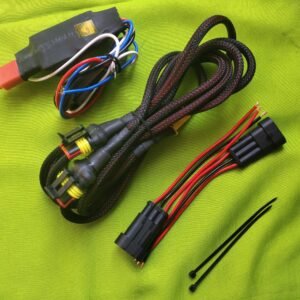 Kroozer 150w Wiring Harness for Aux Lights with dual color 6+1 Mode (With Flasher)