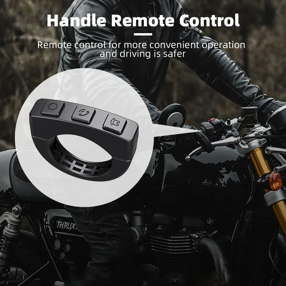 S3 Elite 6.25 inch Motorcycle Navigation Gps with Carplay 2K HD Screen with Camera and TPMS - Image 4