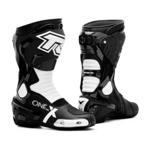 TIGER TR X- ONE PRO BEST RACING BOOT FOR MEN - Black/White
