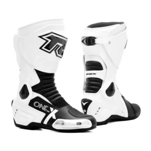 TIGER TR X- ONE PRO BEST RACING BOOT FOR MEN - White/Black
