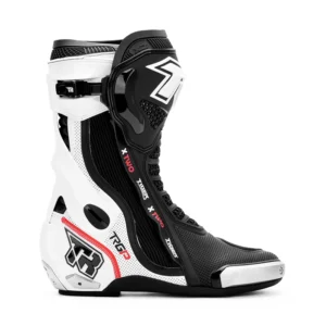 TIGER Boots TR-X2 Pro Black & White – Premium Riding Boots for Protection and Performance