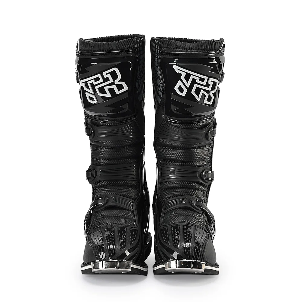 TIGER TR E001 BLACK MOTOCROSS BOOTS - Image 2