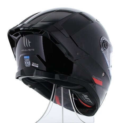 MT Thunder 4 SV full face helmet solid gloss black - Image 4