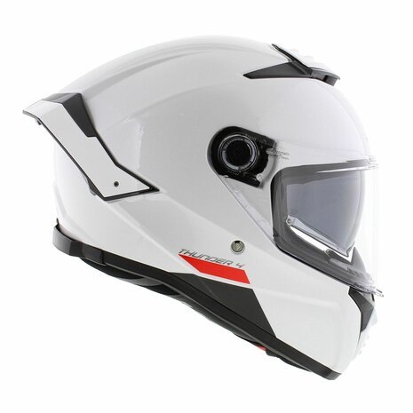 MT Thunder 4 SV full face helmet solid gloss white - Image 3