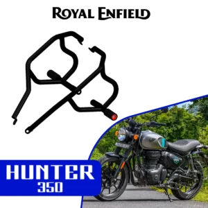 GRANDPITSTOP CRASH GUARD (PAIR) - Black for Royal Enfield Hunter