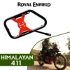 Grand Pitstop Saddle Stay (Pair) with Jerry Can Mounting For Royal Enfield Himalayan-Black + Red