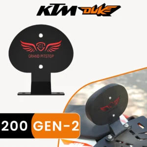 GRAND PITSTOP Backrest Stand for KTM DUKE 200 Gen 2 - Black