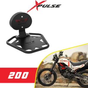 GRAND PITSTOP Toprack with Backrest for Hero Xpulse 200/400 - Black