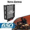 Grand Pitstop Radiator Grill for Royal Enfield Shotgun- Black