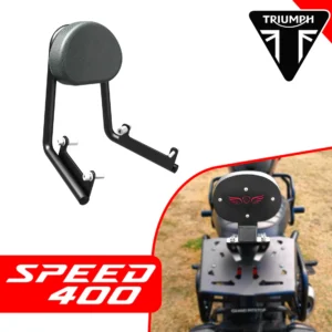 GRAND PITSTOP Backrest Stand for TRIUMPH SPEED 400 - Black