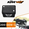 GRAND PITSTOP Front Fluid Reservoir Cover for KTM DUKE 200 Gen 2 - Black