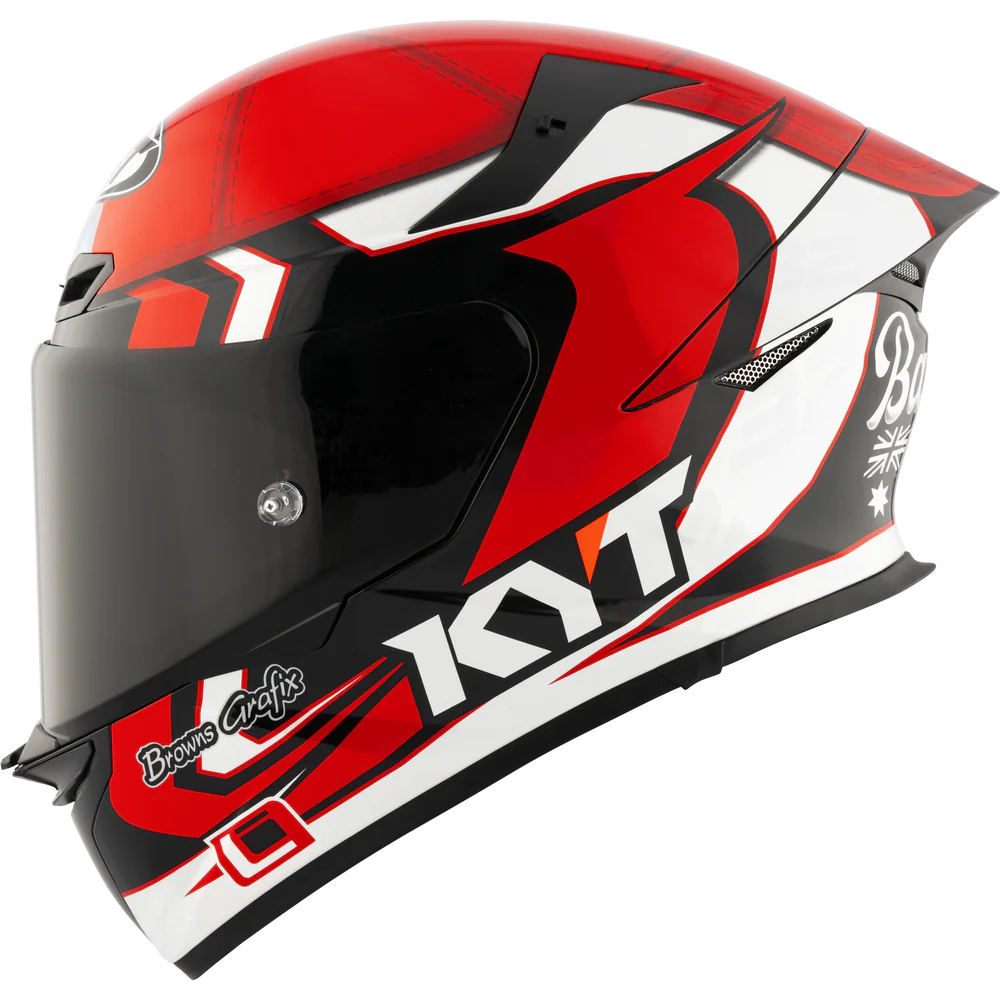 KYT TT Revo Bayliss Replica Gloss Helmet