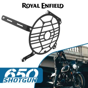 GRAND PITSTOP HEAD LIGHT GRILL for Royal Enfield Shotgun- Black