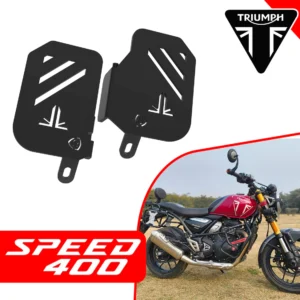 Grand Pitstop PILLION RIDER FOOTREST (PAIR) - TRIUMPH SPEED 400 - Black
