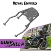 Grand Pitstop Extended Top Rack with Plate for Royal Enfield Guerrilla 450 - Black
