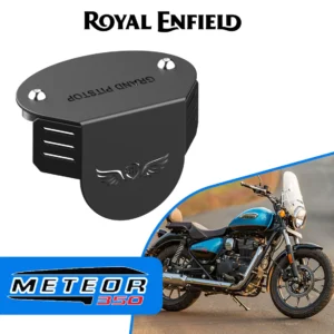 GRAND PITSTOP FRONT FLUID RESERVOIR COVER - Silver for Royal Enfield - INTERCEPTOR