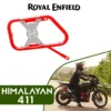 Grand Pitstop Saddle Stay (Pair) with Jerry Can Mounting For Royal Enfield Himalayan-Red + Silver