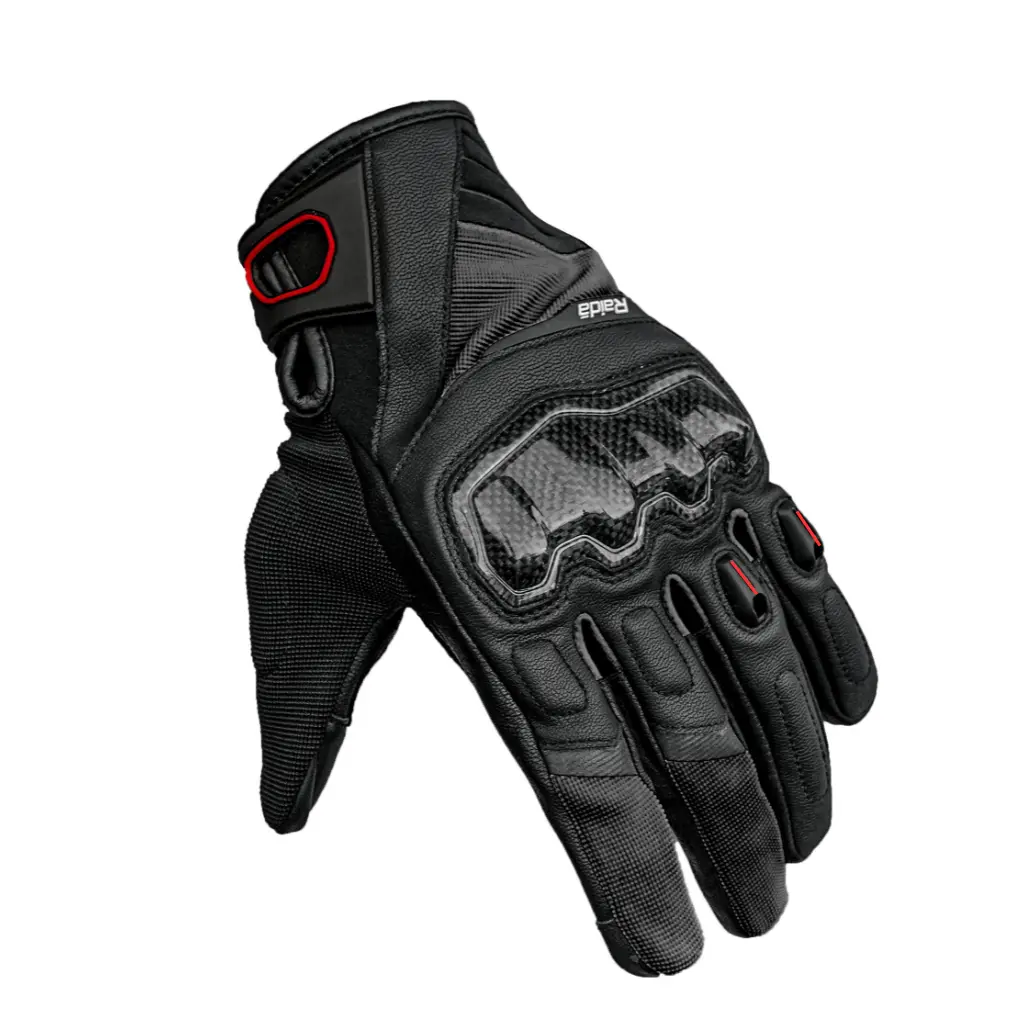 Raida Carbonite Gloves | Black - Image 6