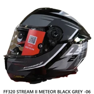 LS2 FF320 STREAM II METEOR BLACK GREY