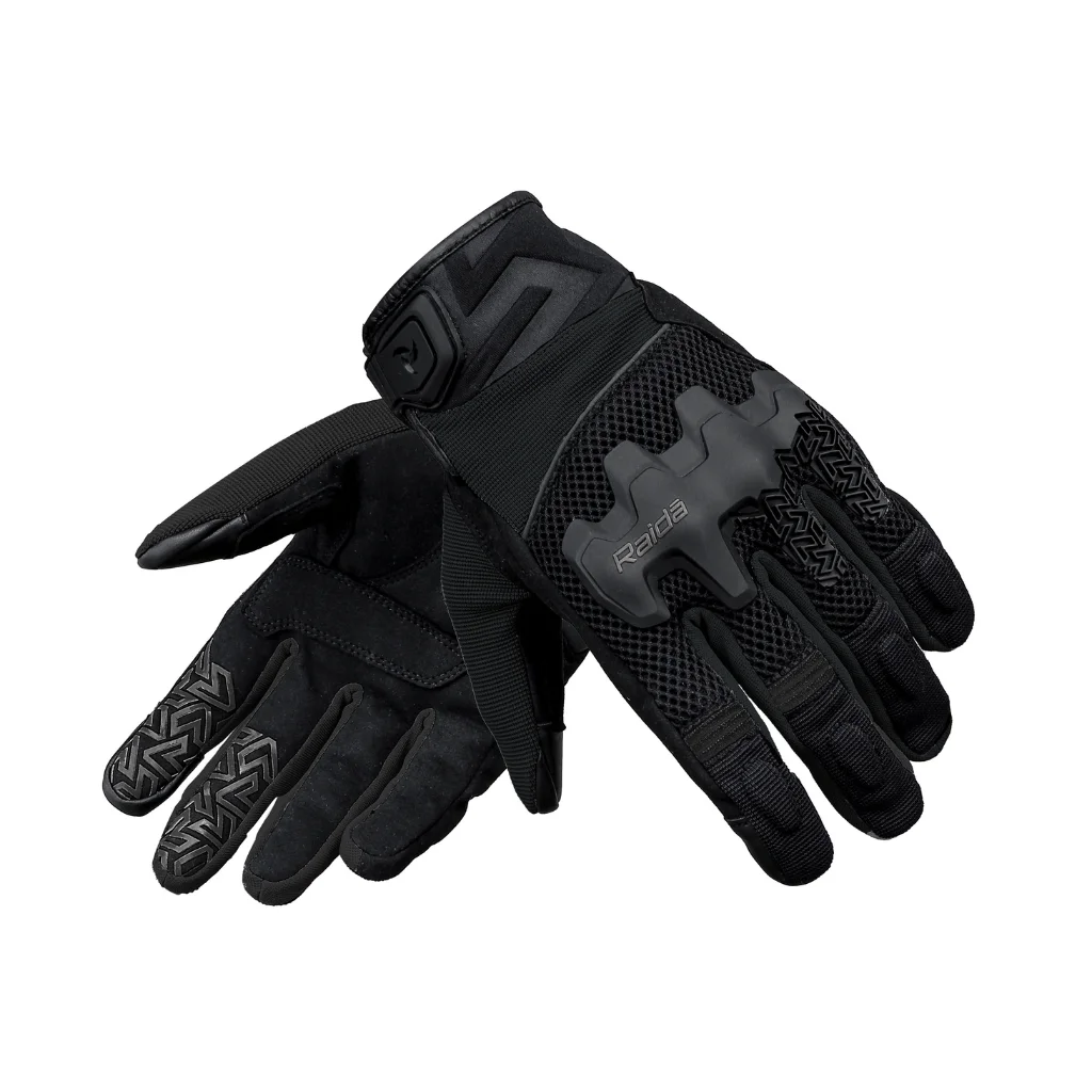 Raida Drift Motorcycle Gloves | Black