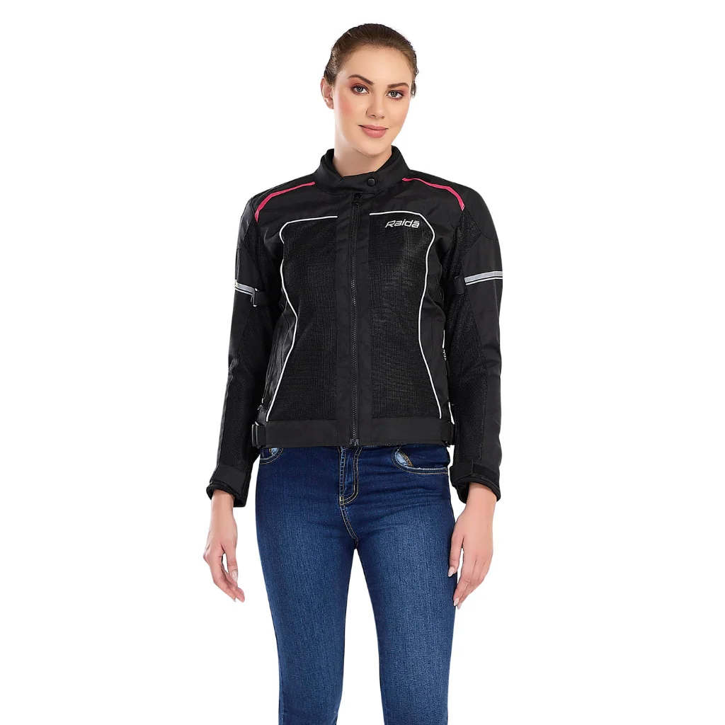 Raida Empress Women’s Riding Jacket | Pink - Image 4