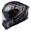 IGNYTE IGN-4  ISS ATOMIXX MAT BLACK WITH GREY Helmet