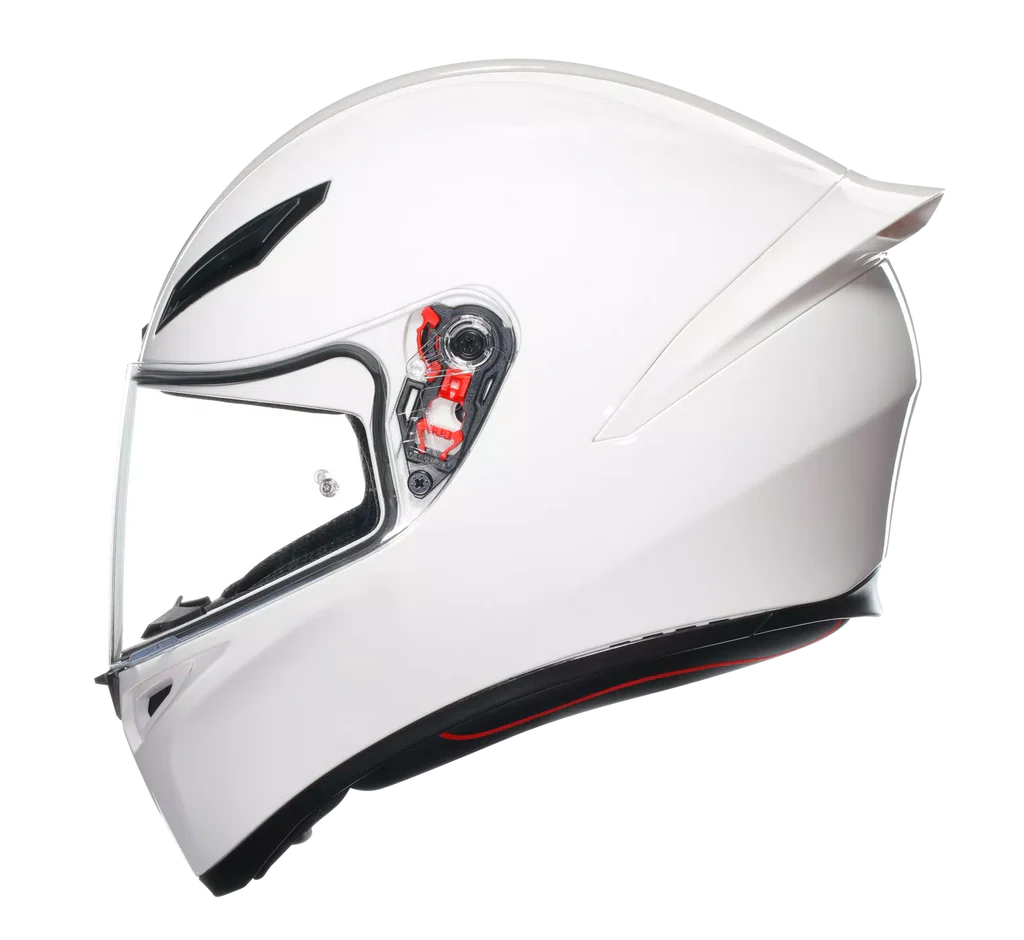 AGV K1 S Solid Gloss White Helmet