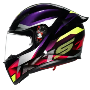 AGV K1 S Fastlap Gloss Black Purple Pink Helmet