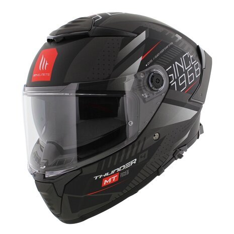 MT Thunder 4 SV Luminence D1 Gloss Black full face helmet - Image 4