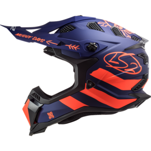 MX700 SUBVERTER EVO CARGO MATT BLUE FLURO ORANGE