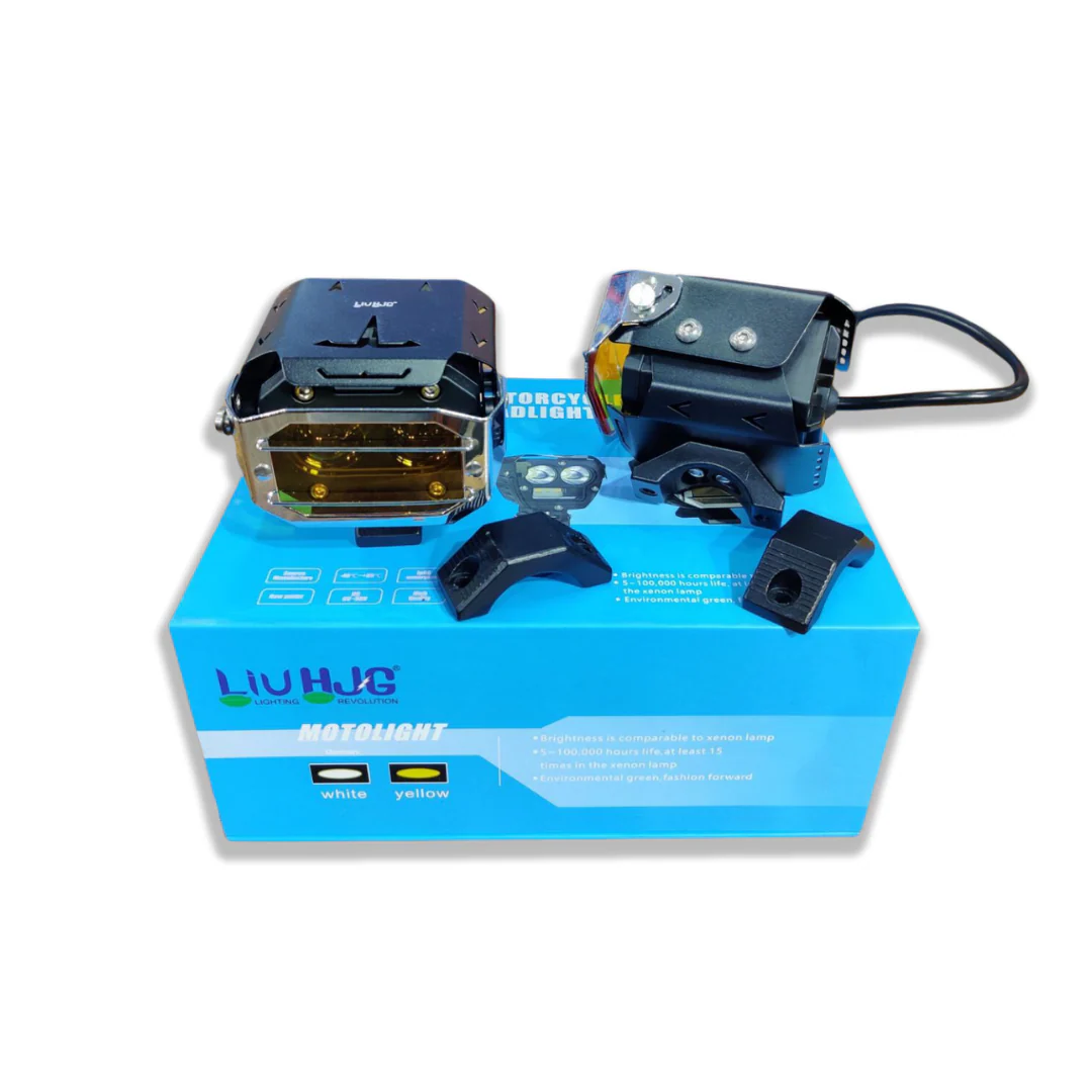 HJG 45W Transformer White/Yellow LED Fog Lights - Waterproof (No Harness) - Image 4