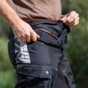 LS2 X-Master Pant Black Grey – All-Season Adventure Motorcycle Riding Pants