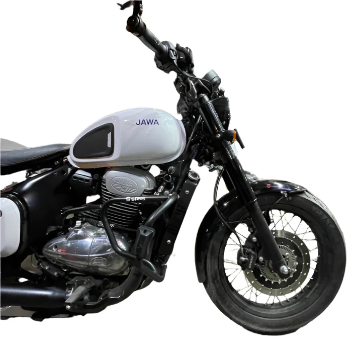 Tripod Crash Guard with Delrin (Flat) Sliders for Yezdi Scrambler & Jawa 42 Bobber T2 - Image 7