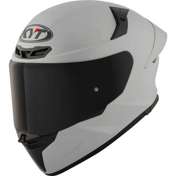 KYT TT Revo Plain Asphalt Grey Matt Helmet