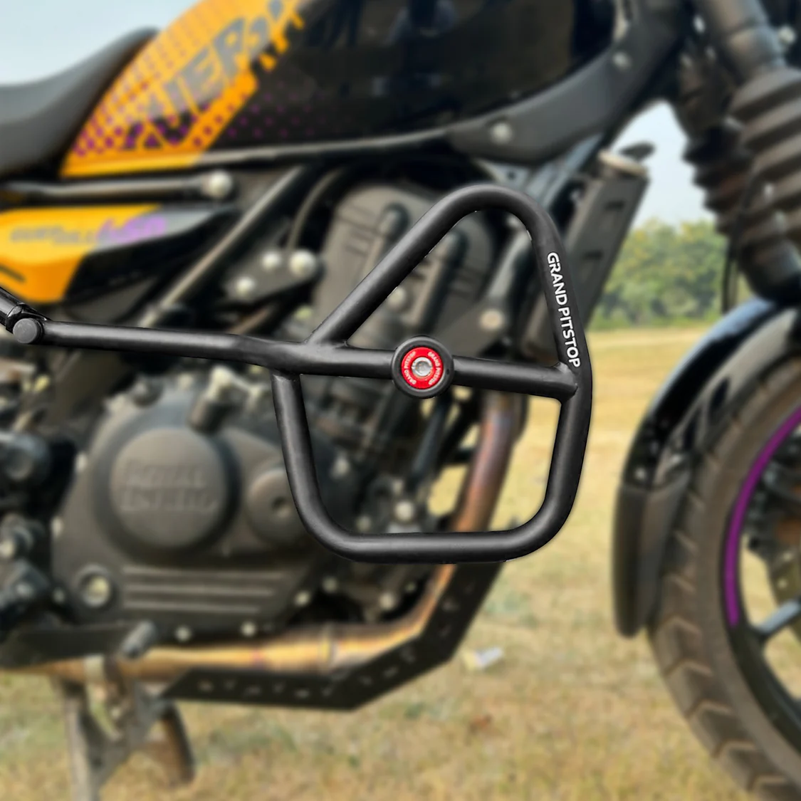 GRANDPITSTOP CRASH GUARD (PAIR) for Royal Enfield Guerrilla 450 - Black - Image 7