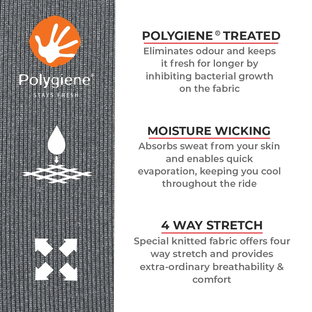 ViaTerra 2nd SKIN BALACLAVA - MOTORCYCLE HELMET LINER - Grey - Image 6