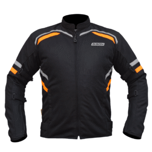BISON RAPTOR V.2 – BLACK HI-VIZ ORANGE JACKET