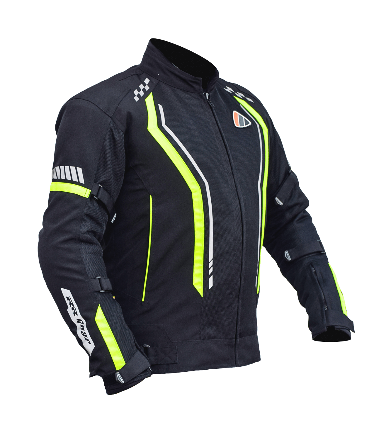 BISON AIR PRO – BLACK HI-VIZ GREEN JACKET - Image 4