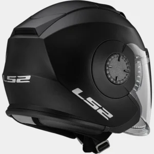 LS2 OF570 Verso Solid Matt Black Helmet with twin visor system and KPA shell