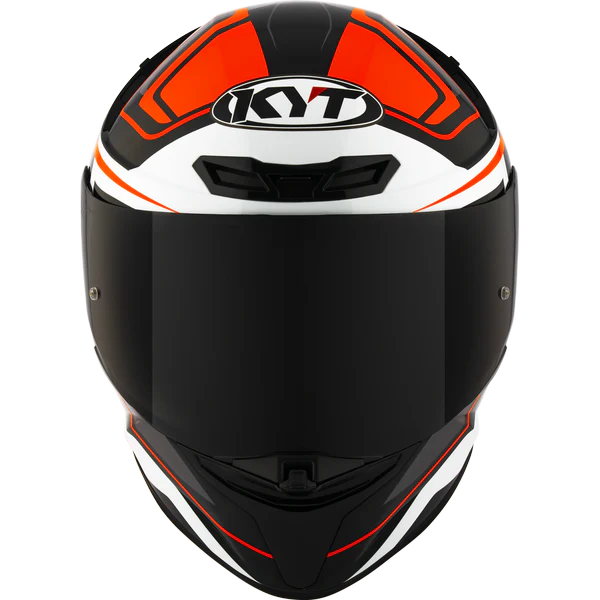 KYT TT Revo Overtech Black Orange Gloss Helmet - Image 8