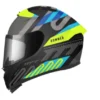 MT Hummer B Tubex Gloss Black Blue Yellow B3 Helmet