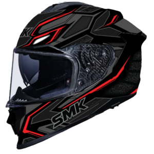 SMK TITAN THE PANTHER MA267 BLACK BEIGE FULL FACE HELMET