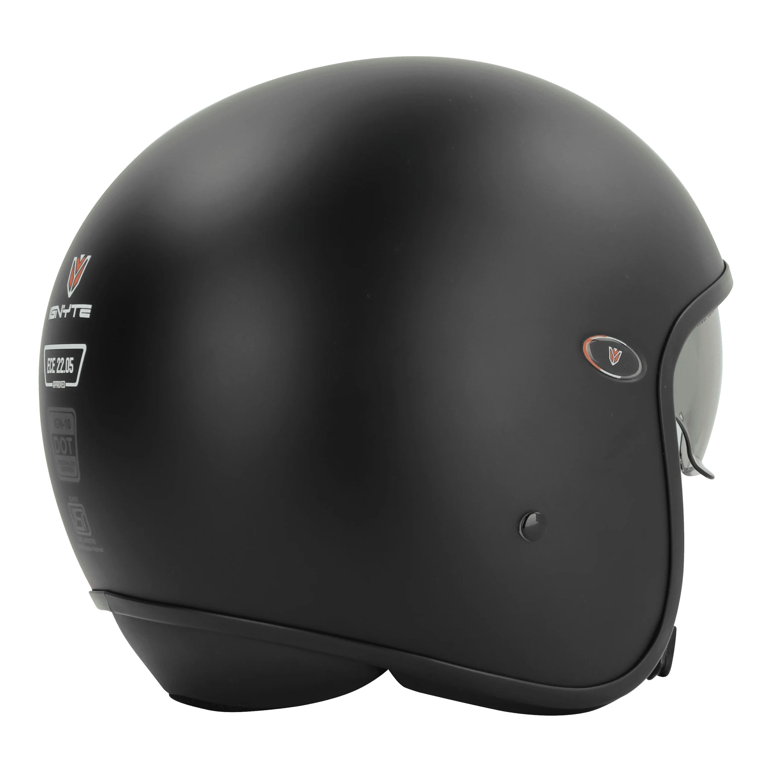 IGN-10 MONOCOLOR GLOSSY BLACK HELMET - Image 4