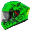 Ignyte IGN-4 PITBULL MAT GREEN WITH BLACK Helmet