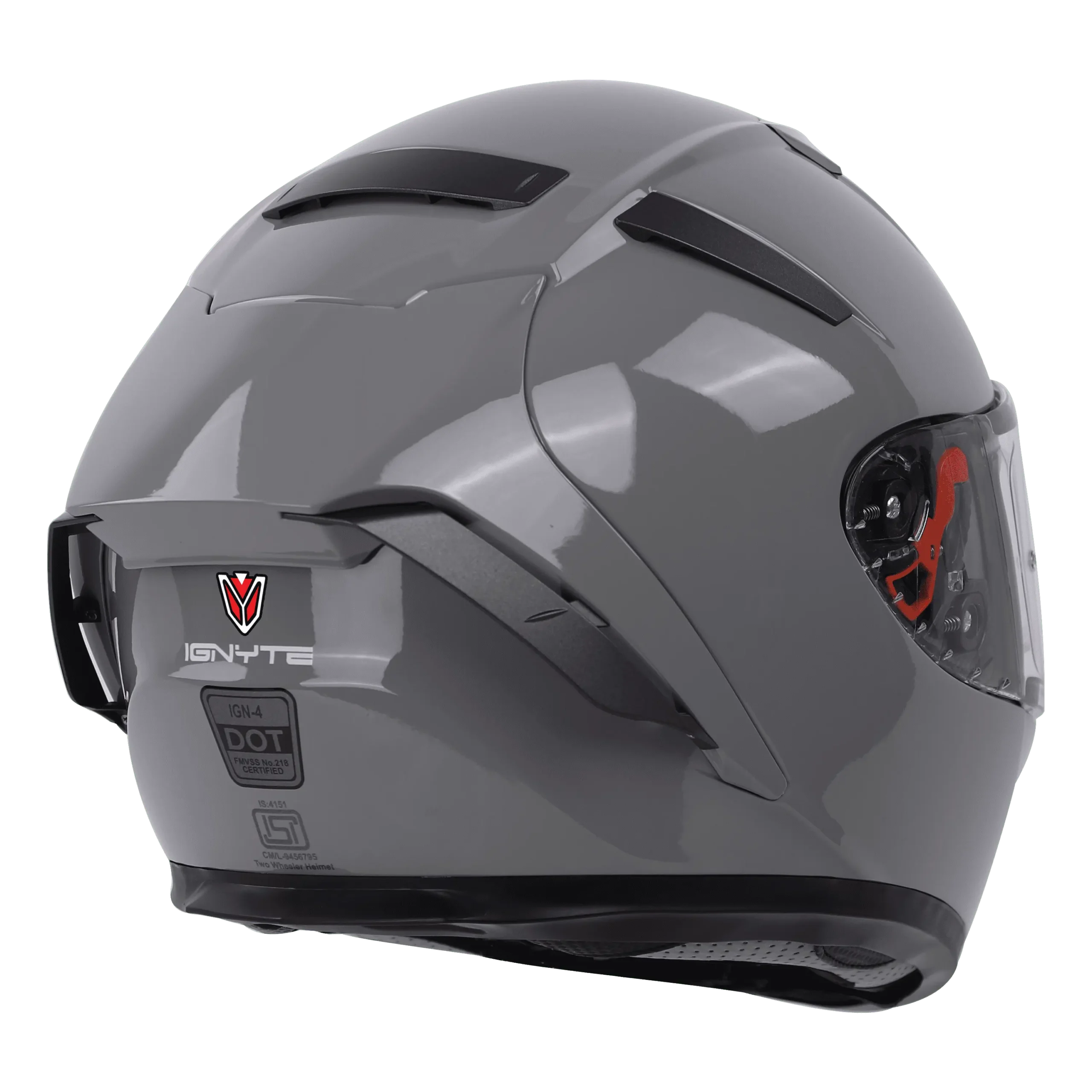 Ignyte IGN-4 ISS MATT TITANIUM GREY Helmet - Image 5
